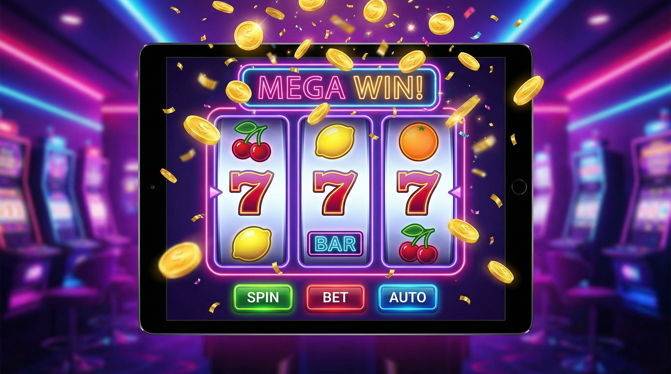 赌博网站老虎机游戏界面展示